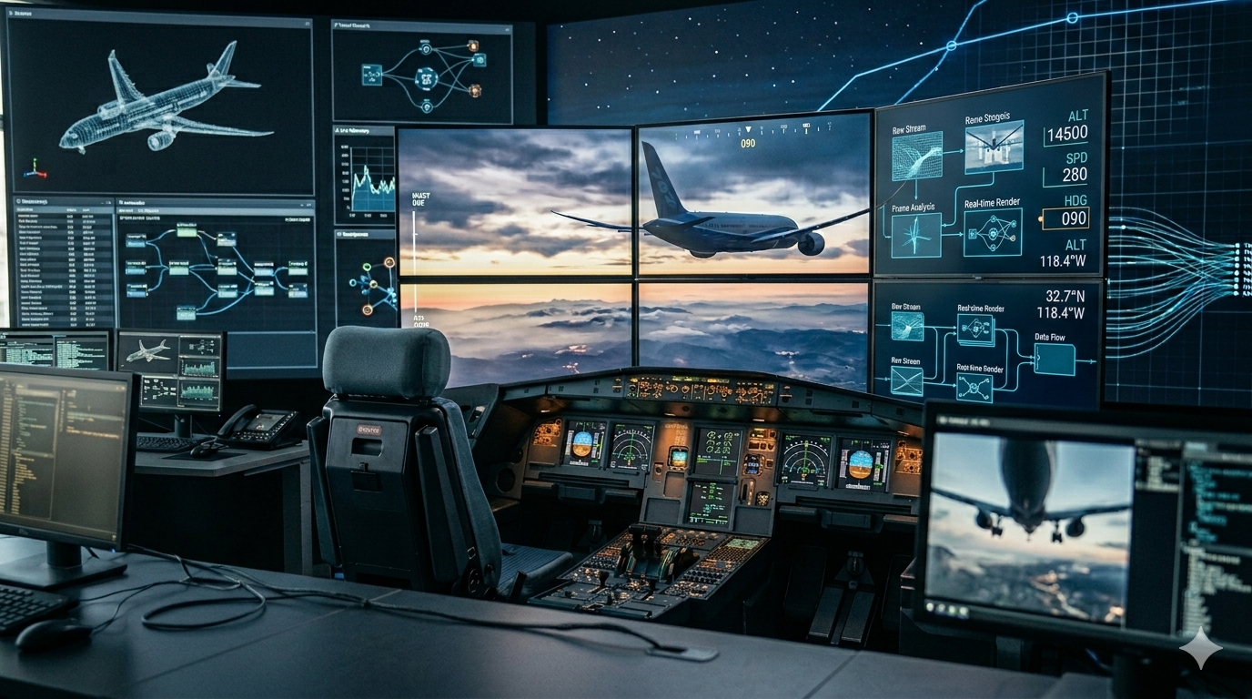 FlightGear real-time image streaming project